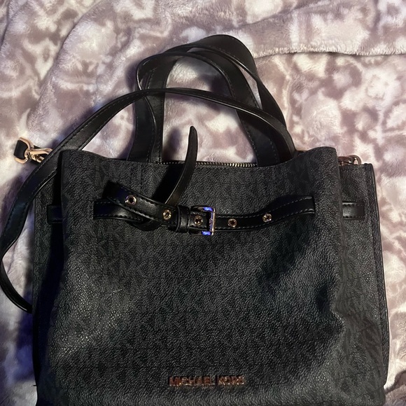 Michael Kors Black and Gold Tote - Picture 1 of 3